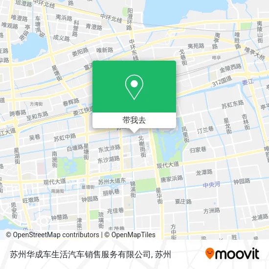 苏州华成车生活汽车销售服务有限公司地图