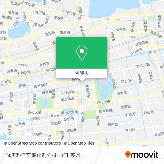 优美科汽车催化剂公司-西门地图