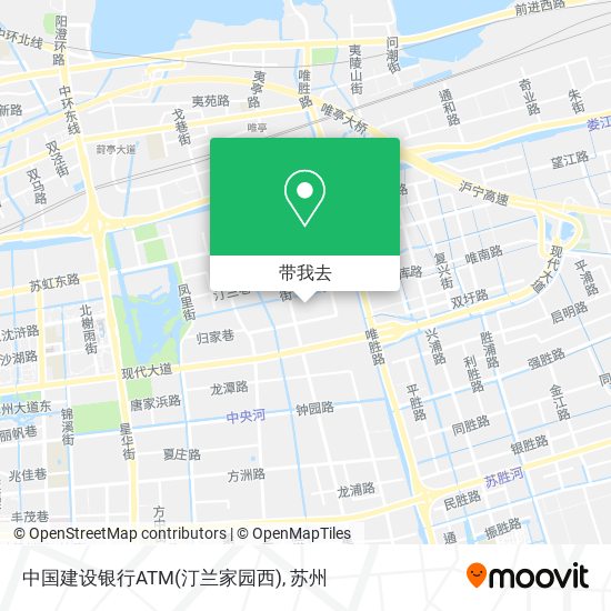 中国建设银行ATM(汀兰家园西)地图