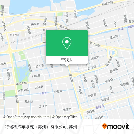 特瑞科汽车系统（苏州）有限公司地图