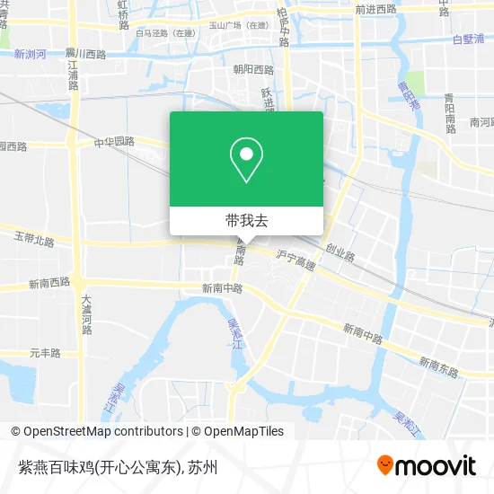 紫燕百味鸡(开心公寓东)地图