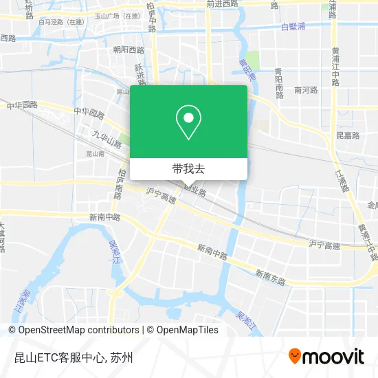 昆山ETC客服中心地图