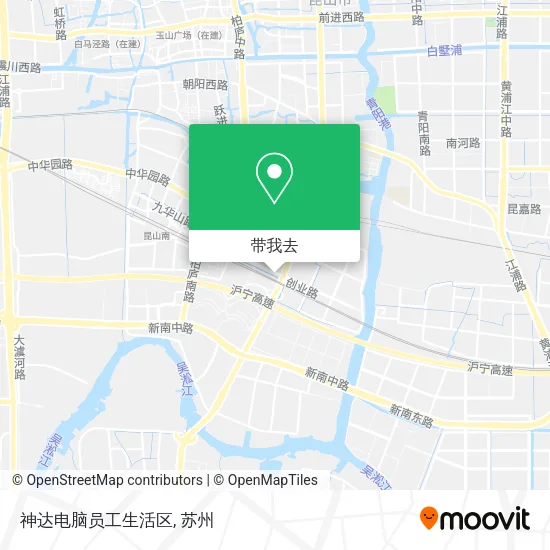 神达电脑员工生活区地图