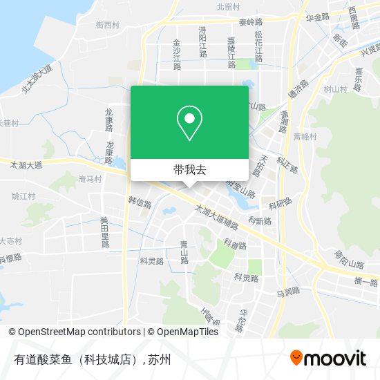 有道酸菜鱼（科技城店）地图