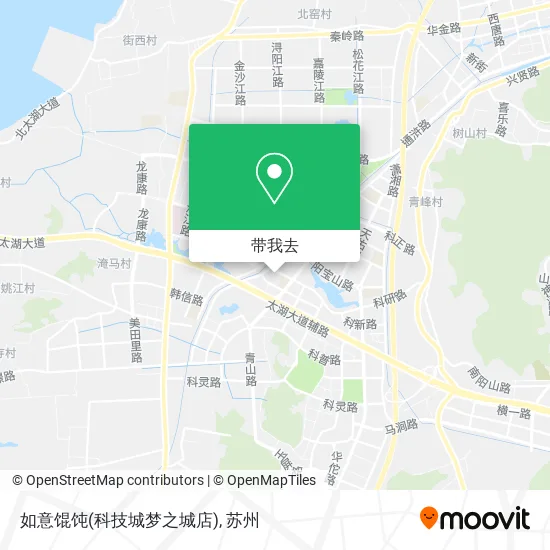 如意馄饨(科技城梦之城店)地图