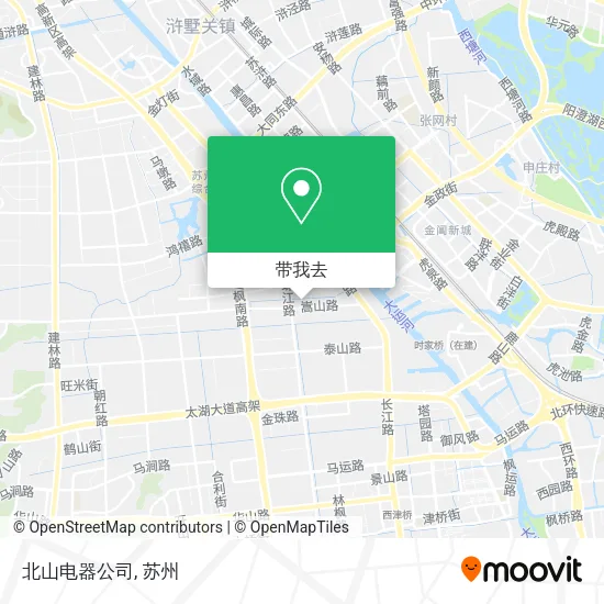 北山电器公司地图