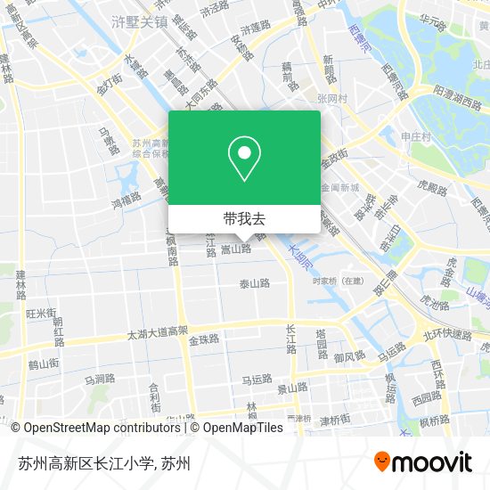 苏州高新区长江小学地图