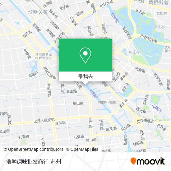 浩学调味批发商行地图
