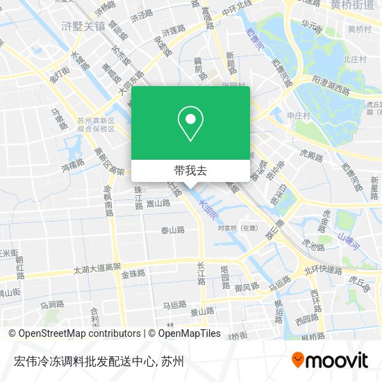 宏伟冷冻调料批发配送中心地图