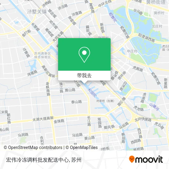宏伟冷冻调料批发配送中心地图