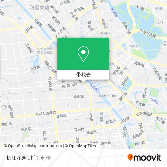 长江花园-北门地图