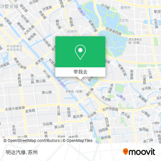 明达汽修地图