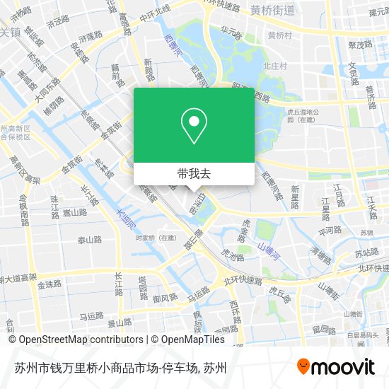 苏州市钱万里桥小商品市场-停车场地图