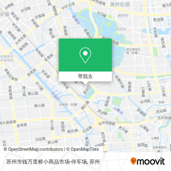苏州市钱万里桥小商品市场-停车场地图