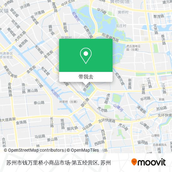 苏州市钱万里桥小商品市场-第五经营区地图