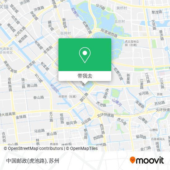 中国邮政(虎池路)地图