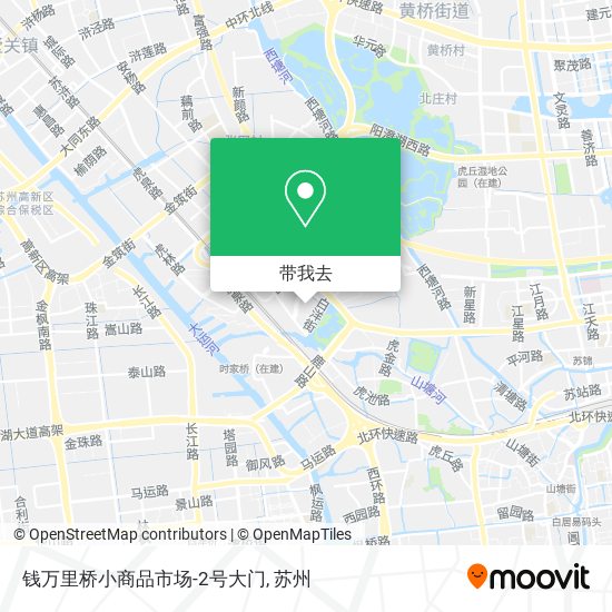 钱万里桥小商品市场-2号大门地图