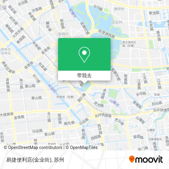 易捷便利店(金业街)地图