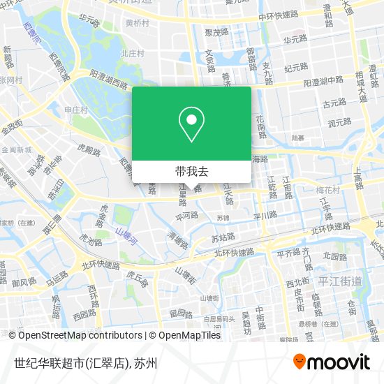 世纪华联超市(汇翠店)地图