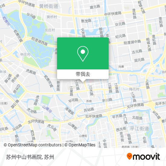苏州中山书画院地图