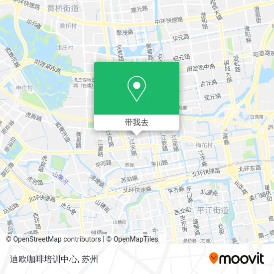 迪欧咖啡培训中心地图