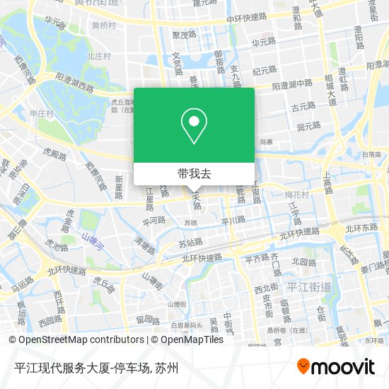 平江现代服务大厦-停车场地图