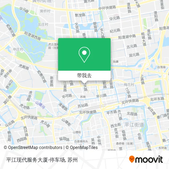 平江现代服务大厦-停车场地图