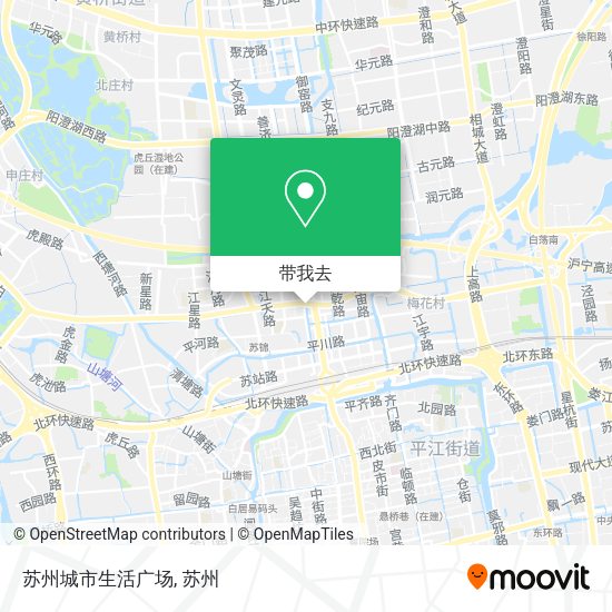 苏州城市生活广场地图