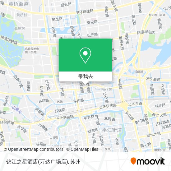 锦江之星酒店(万达广场店)地图