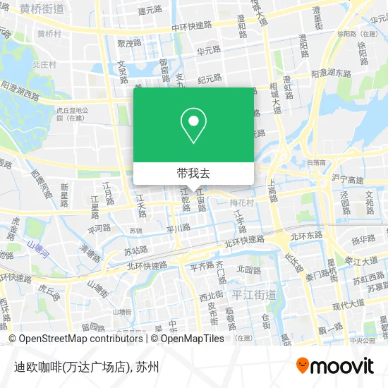 迪欧咖啡(万达广场店)地图
