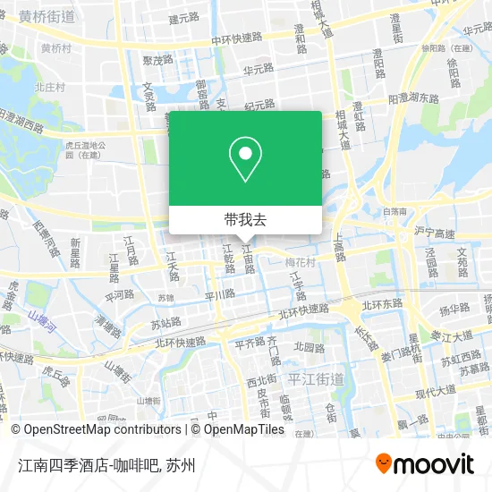 江南四季酒店-咖啡吧地图