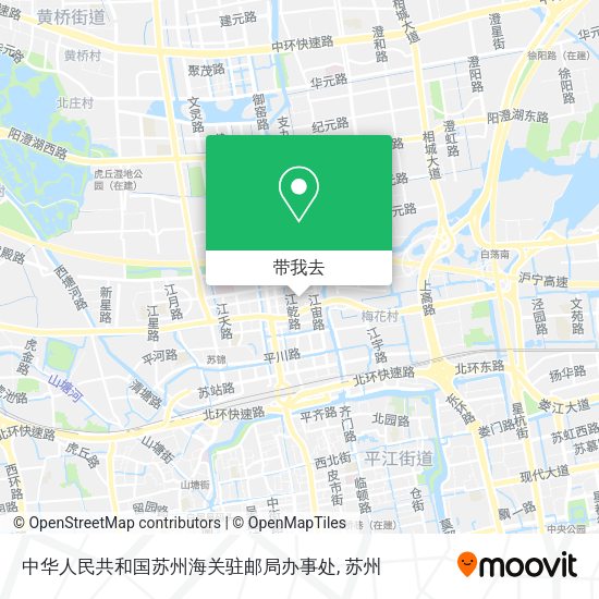 中华人民共和国苏州海关驻邮局办事处地图