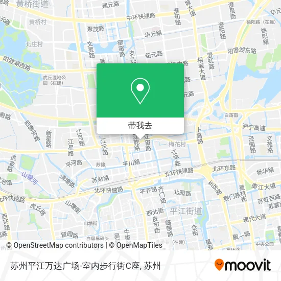 苏州平江万达广场-室内步行街C座地图