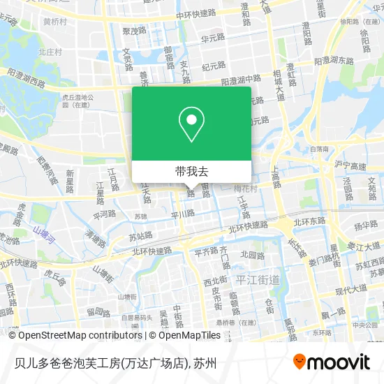 贝儿多爸爸泡芙工房(万达广场店)地图
