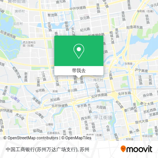 中国工商银行(苏州万达广场支行)地图