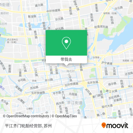 平江齐门轮胎经营部地图