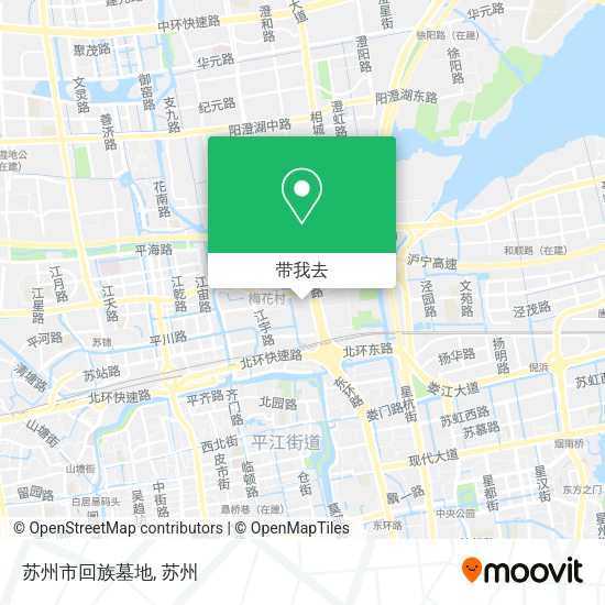 苏州市回族墓地地图