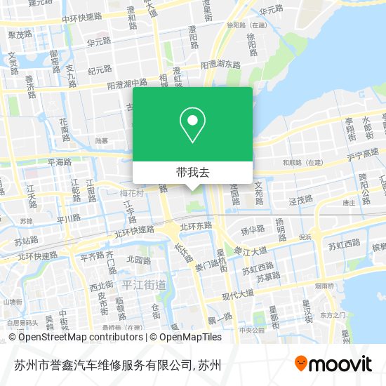 苏州市誉鑫汽车维修服务有限公司地图