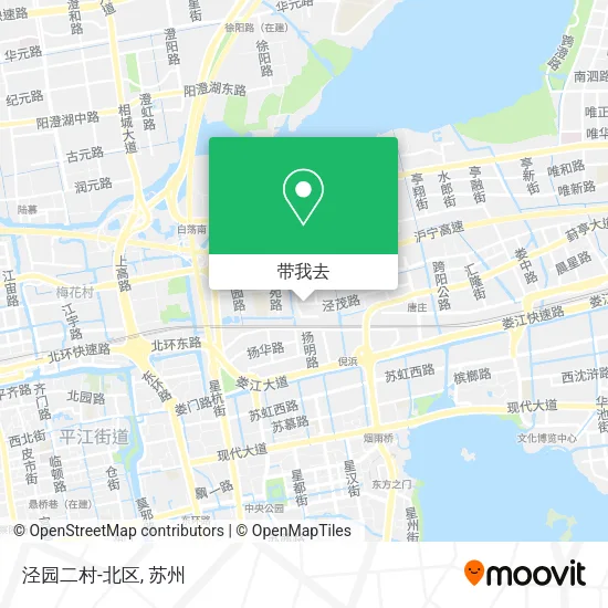 泾园二村-北区地图