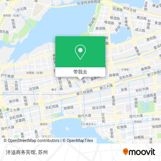 洋溢商务宾馆地图