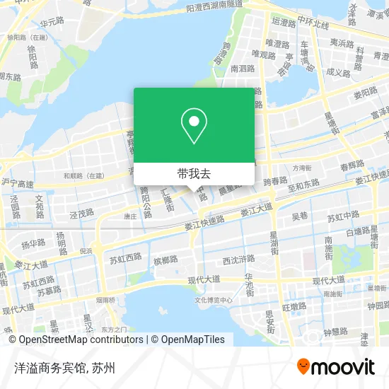 洋溢商务宾馆地图