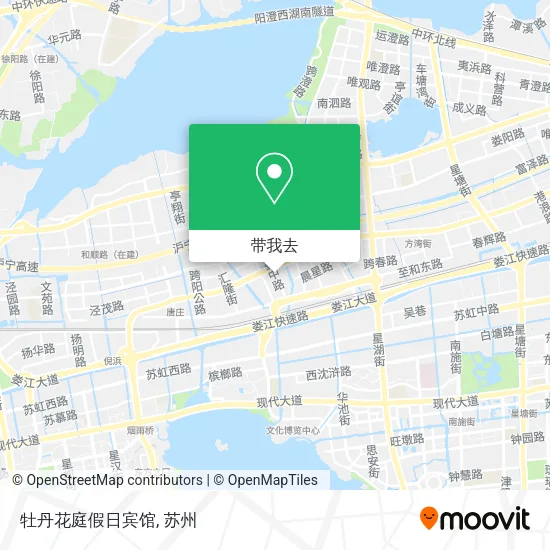 牡丹花庭假日宾馆地图