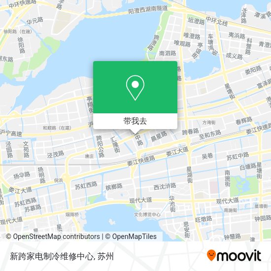 新跨家电制冷维修中心地图