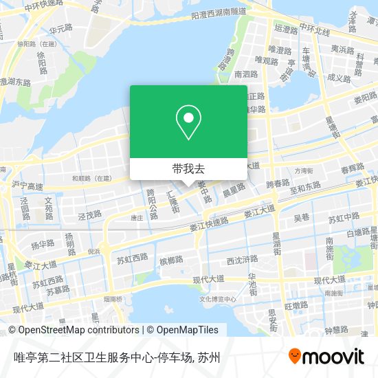 唯亭第二社区卫生服务中心-停车场地图