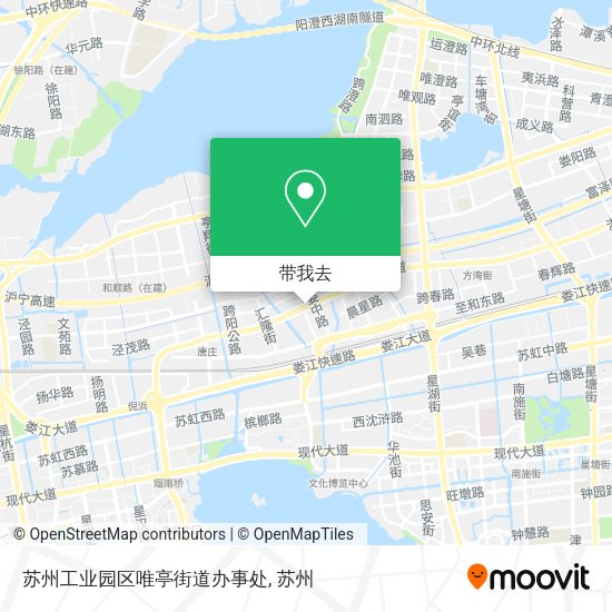 苏州工业园区唯亭街道办事处地图