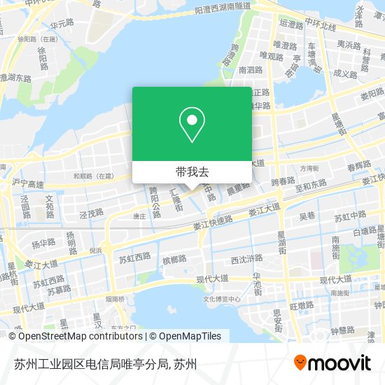 苏州工业园区电信局唯亭分局地图