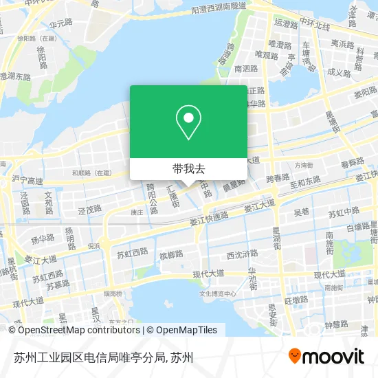 苏州工业园区电信局唯亭分局地图