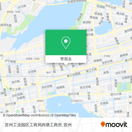 苏州工业园区工商局跨塘工商所地图