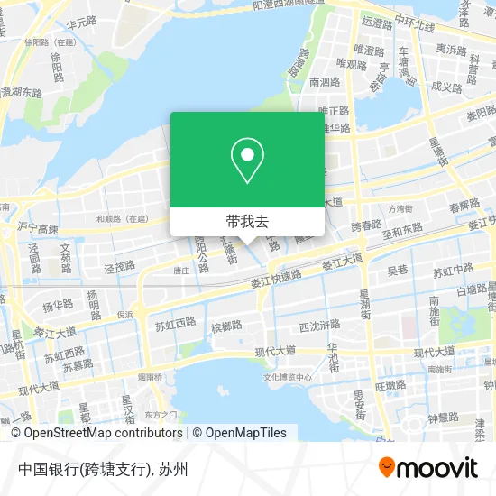 中国银行(跨塘支行)地图