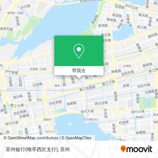 苏州银行(唯亭西区支行)地图